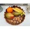 28cm Fruit Nuts Bowl Serving Dish Driftwood Wooden Teak Root
