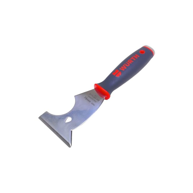 Würth Professional Stainless Steel Multifunctional Scraper 75 mm with Impact
