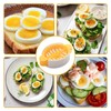 Liroyal Boiled Eggs Chopping Egg Slicer Egg Slicer Chopping Egg