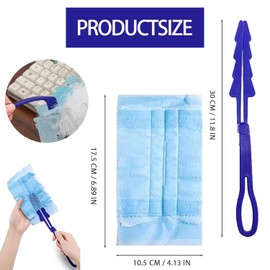 10 PCS Flash Dust Magnet, Blue Dust Magnet Refills, Efficient Dusting and Cleaning, Compatible with Dusters for Cleaning, Home, Office, Car, Electronics, and More