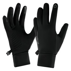 Shengxi Winter Gloves Thermal Liner Gloves Touch Screen Gloves Windproof Warm Gloves for Men Women Sport Walking Riding Driving (L)