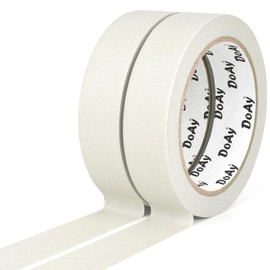 DOAY 2 Pack White Masking Tape - All-Purpose Painters Tape 1 Inch Wide - Multi-Surface, Water Resistant, Indoor & Outdoor Use - 180FT Total - Artist Tape for Paint, Wall, Watercolor, Car, DIY (#4010)