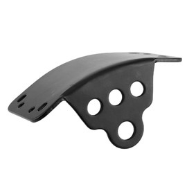 Gorgeri - Kit de Soporte de luz Trasera para Placa de matrícula de Montaje Lateral Curvo Vertical para Motocicleta, Apto para Motocicleta Cruiser/Bobber/Chopper con Ejes de 3/4 ''