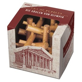 moses. 92132 History of the World Era of Puzzles - The Pillars of Olympia, Wooden Puzzle in the Tradition of Ancient Greece, Patience Game in Elegant Design