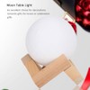 Moon Table Light 3D Printing Night Lamps Charging Bedroom for