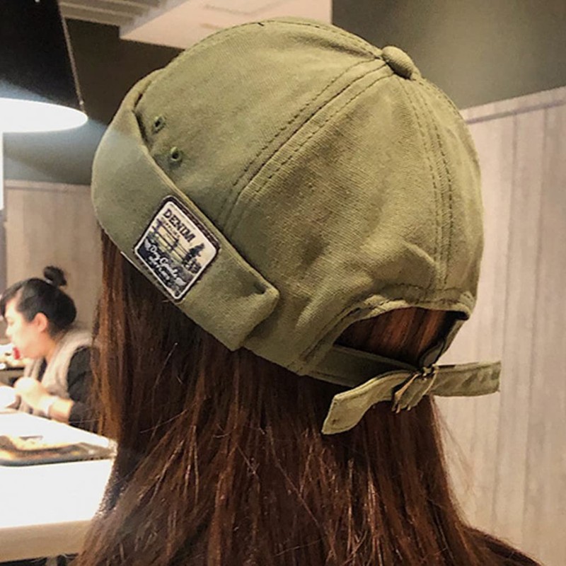 Cozyan Cotton Docker Cap Men Women Sailor Hat Harbour Hat