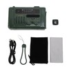 Dpofirs Emergency Hand Crank Solar Radio, AM FM Weather Radio