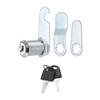 PATIKIL 1-1/8" Cam Lock with Keys, Zinc Alloy Keyed Different
