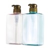 WOONEKY 600ml Foam Pump Bottle Set 2pcs Plastic Shampoo Bottles
