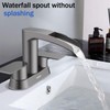 Bathroom Sink Faucet for 3 Hole, Hurran 4 Inch Bathroom