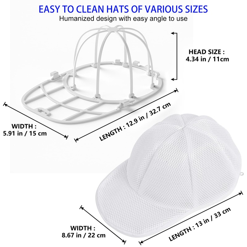 Hat Washer Cage Hat Cleaner for Baseball Caps Fit for