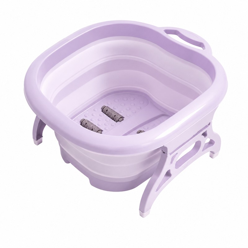 Foldable Foot Soaking Basin for Home Travel – Portable Pedicure