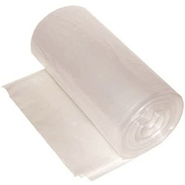Berry Plastics 56 Gal. 43 in. x 47 in. 1.1 mil Clear Low-Density Trash Bags (20-Roll, 5-Rolls/Case)
