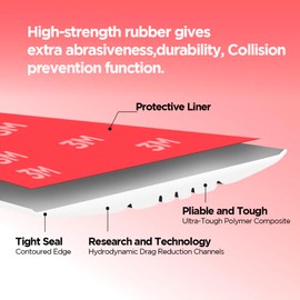 Sebnux Boat Keel Guard Boat Keel Protector for Bass Boat, Fishing Boat Protects from Rocks and Oyster Beds, 6 ft, White