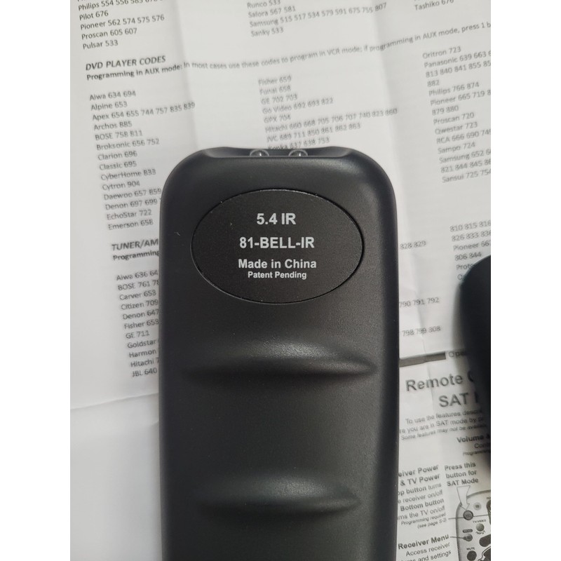 New Silver Remote Control 5.4 IR 9241 9242 9400 6131