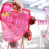 SLUXKE 1 Gallon Water Bottle with Time Marker BPA Free