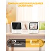 OBVHNUA Babyphone mit Kamera 720p IPS Video Babyphone 2,8" mit