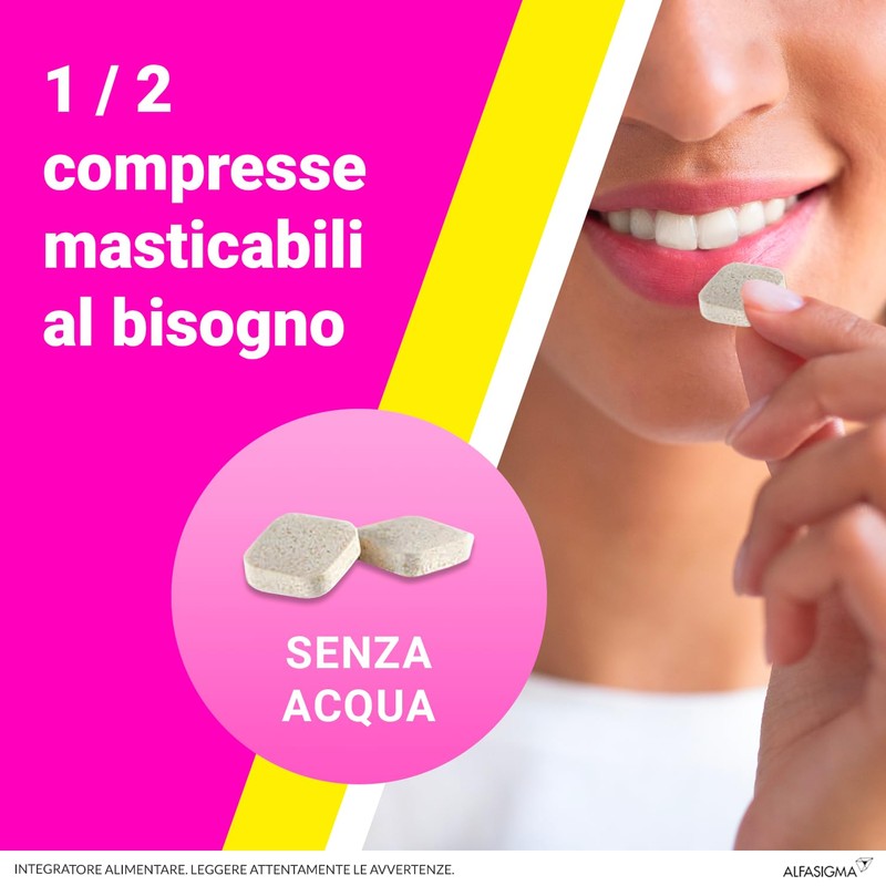 BIOCHETASI Acidità, Integratore Alimentare per Aiuto contro Pesantezza, Gonfiore e