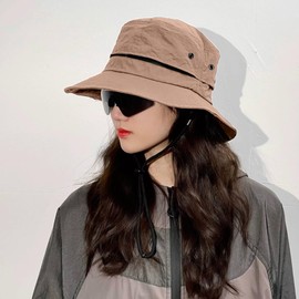 Mayoii Bucket Hats Women – Lightweight Packable Sun Hat, Quick-Dry Foldable Fisherman Cap for Hiking, Beach & Outdoor Adventures (UK, Alpha, One Size, Khaki)