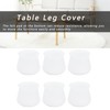 16PCS Chair Leg Protector Non Slip Silicone Felt Furniture Leg