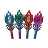 Lopenle 24 PCS Colorful Peacock Gel Pens Fancy Feather Pens