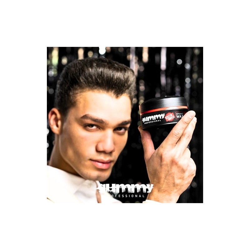 Gummy Professional Grooming Box Styling Wax Ultra Hold 150 ml