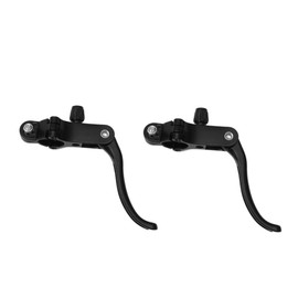 KOMBIUDA 2pcs Bike Brake Lever Easy to Install Brake Handles for Boy Girl Essential Spare Parts for Black Design