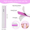 Acrylic Nail Files 80/80 Grit Reusable Coarse Square Jumbo Nail