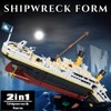 Liberty Imports Titanic Model Building Blocks Set, 2022 Pieces Bricks