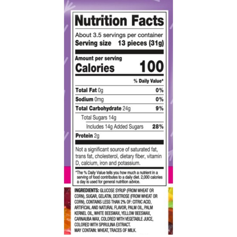 2025 Easter Happy Chick Gummies, Spring Themed Gummy Candy, Shareable