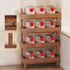 TBvechi Floor Standing Rack 4-Tier Pull-Out kitchen Fruit Vegetable Storage