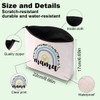 LAKJUOZ 1 Piece Canvas Cosmetic Bag Multifunctional Small Makeup Bag