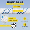 1/2\" X 100Ft Twin Sheave Block Tackle 30-35KN 6600-7705LBS Double