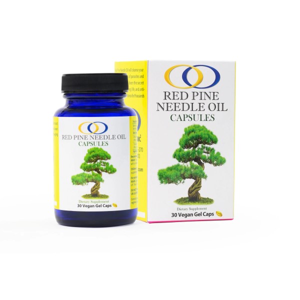 Optimally Organic Red Pine Needle Oil - Vegan Capsules (30)