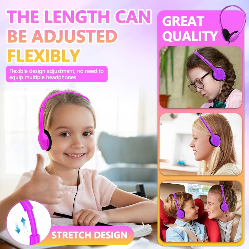 YFSFQS Class Set Headphones for Kids Students School Classroom 20