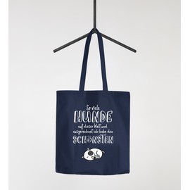 Jute Bag As Much Dog in this world, Ausgerechnet Ich habe in Cotton Bag Moon Works® - -