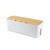Sourcemall Cable Management Box| Power Stripe Organizer|Cord Organizer Box| Hide