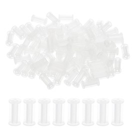 PATIKIL PCB Support Spacer, 100Pack 15mm/0.6" Supporting Height Column PCB Standoff Isolation Board Stand Cylinder Plastic Support for PCB PC Board, Clear