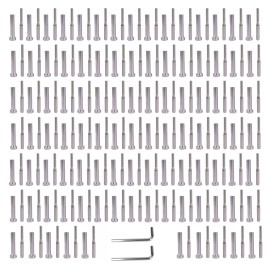OE QUALITY 20/50/100Pcs 3/16” Railing Invisible Screw Fastener Kit w/ Wrench T316 Stainless - 100