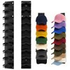 QEEYON 2 Pack Hat Organizer For Baseball Caps, Wall Mounted