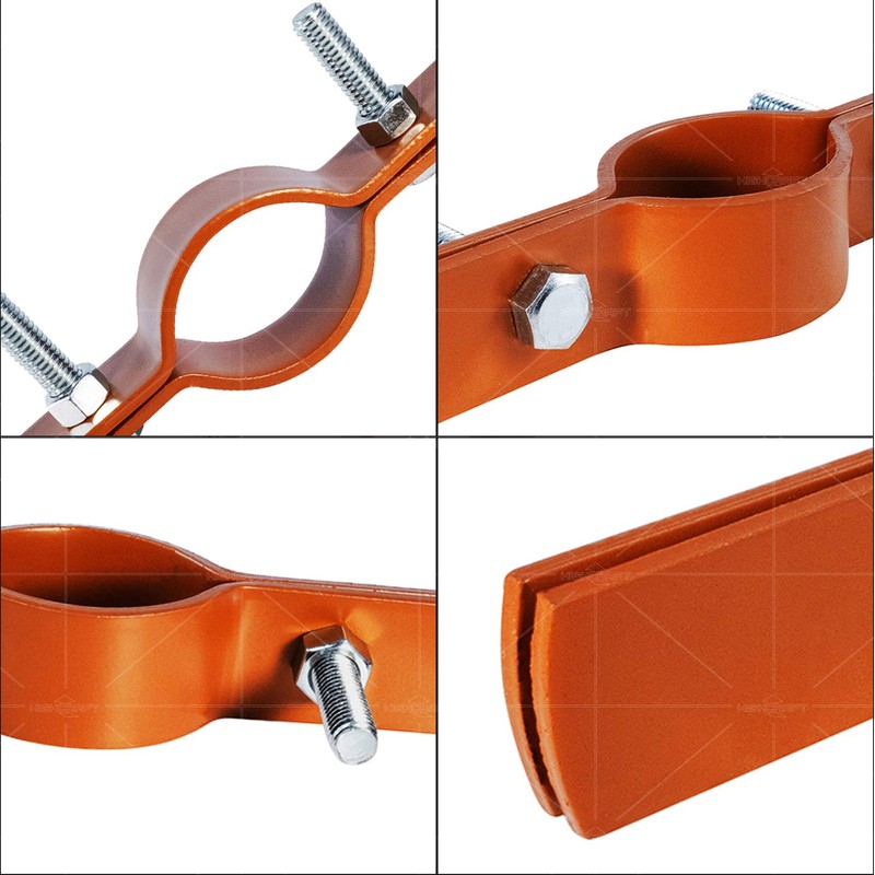 Highcraft RISEEC02 Riser Wall Ceiling Mount Vertical Piping Support-Plumbing Extension