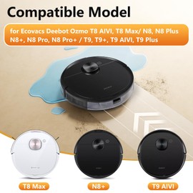 Chuancheng 20 St1ck Wischt1cher f1r Ecovacs Deebot Ozmo T8 AIVI T8 Max/ N8, N8 Plus N8+, N8 Pro, N8 Pro+ / T9 T9+ T9 AIVI, T9 Plus Staubsauger Ersatzteile
