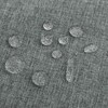 SPRICA Round Tablecloth 160cm Diameter Water Resistant Linen Texture Spill