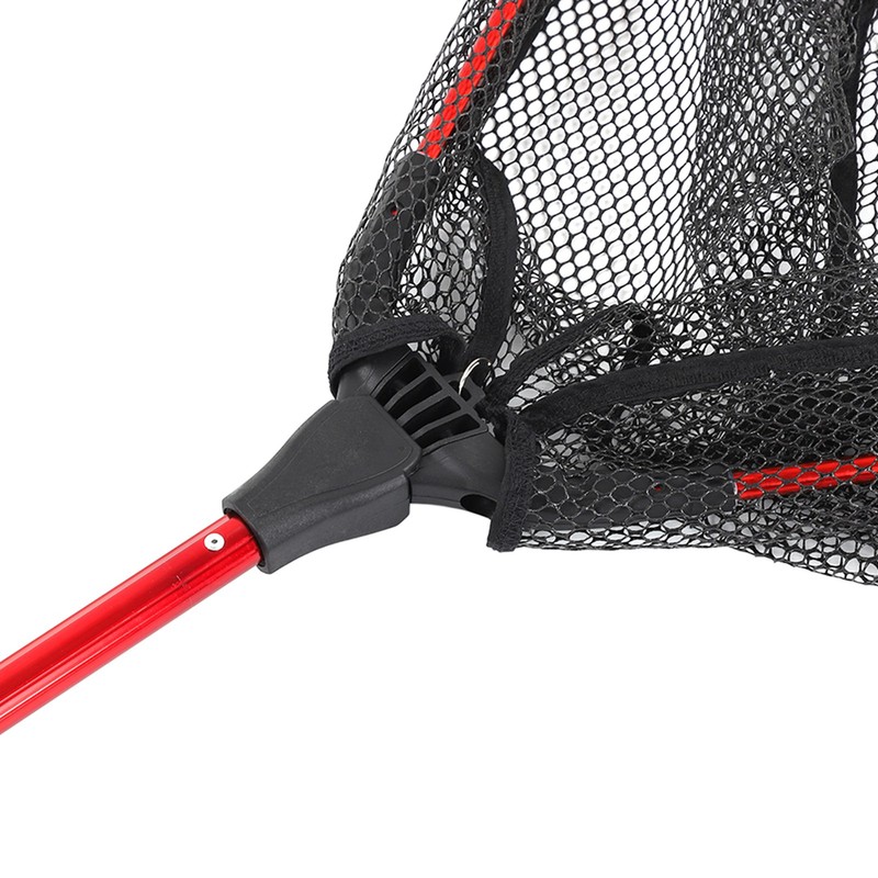 Floating Fishing Net Aluminum Alloy Hex Structural Mesh Extended Handle