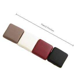 scicent Hair Clips & Barrettes 2 PCS Vintage Hair Grips Circle and Square Fashion Hair Pins for Thick Hair and Fine Hair Women Hairwear for Sports Hair Accessories for Girls - 28413