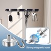 Anelueeoo 6 Pack Magnetic Hooks 32mm Heavy Duty Strong Neodymium
