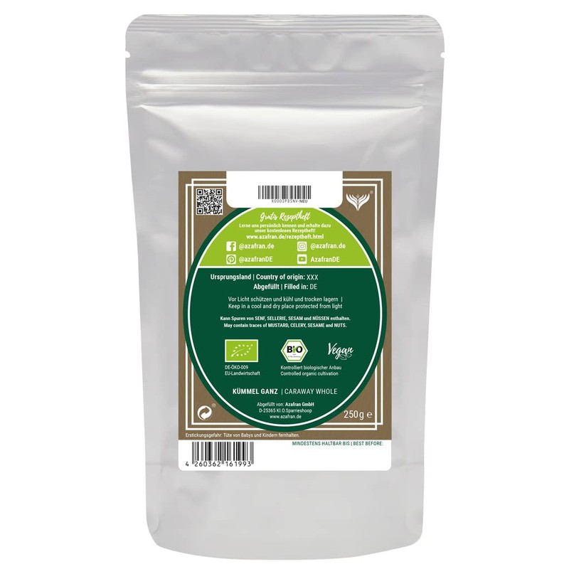 Azafran Organic Cumin 1 kg