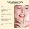 Color Changing Lipstick with Gold Foil,Moisturizer Gold Foil Color Changing