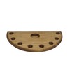 Bourbon Cork Display Half Moon Shape With Light and Glass