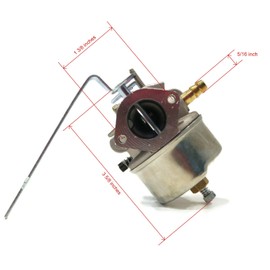 Carburetor for Craftsman Edger Tecumseh 632615 632208 632589 H30 H35 3.5HP Motor Carb with Gasket